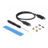 SSD-behuizing DeLOCK externe USB Type-C-combobehuizing voor M.2 NVMe PCIe of SATA SSD
