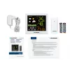 Weerstation BLAUPUNKT WS25WH – binnen-/buitenmetingen, draadloze sensoren