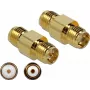 Kabelverbinder DeLOCK 89975 SMA RP-SMA goud