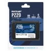 Patriot Memory P220 512 GB SSD, 2,5″, SATA III (P220S512G25)