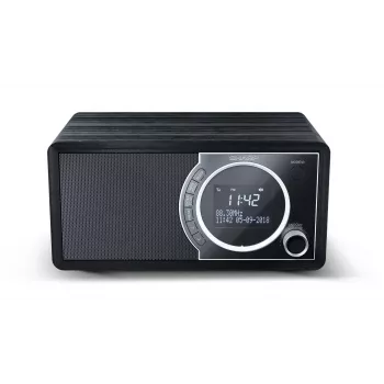 Sharp DR-450 digitale radio – zwart, persoonlijk, digitaal, DAB, DAB+, FM, 87,5 – 108 MHz, 174,928 – 239,2 MHz, 3 W