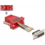 DeLOCK D-Sub 15 bus naar RJ45 bus montageset rood VGA RJ-45