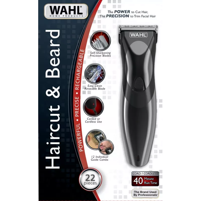 Wahl 9639-816 Haartrimmer/schaar Zwart