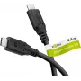 Goobay USB-C-kabel USB4 100 W 20 Gbit/s Power Delivery 0,5 m - -stekker> (74194)