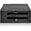 ICY DOCK - MB024SP-B - flexiDOCK dragerloze 4x 2,5 SAS/SATA SSD/HDD wisselbehuizing voor het 5,25 vak