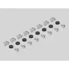 Delock - rack-inbouw - zwart - 1U - 48,3 cm (19 inch)
