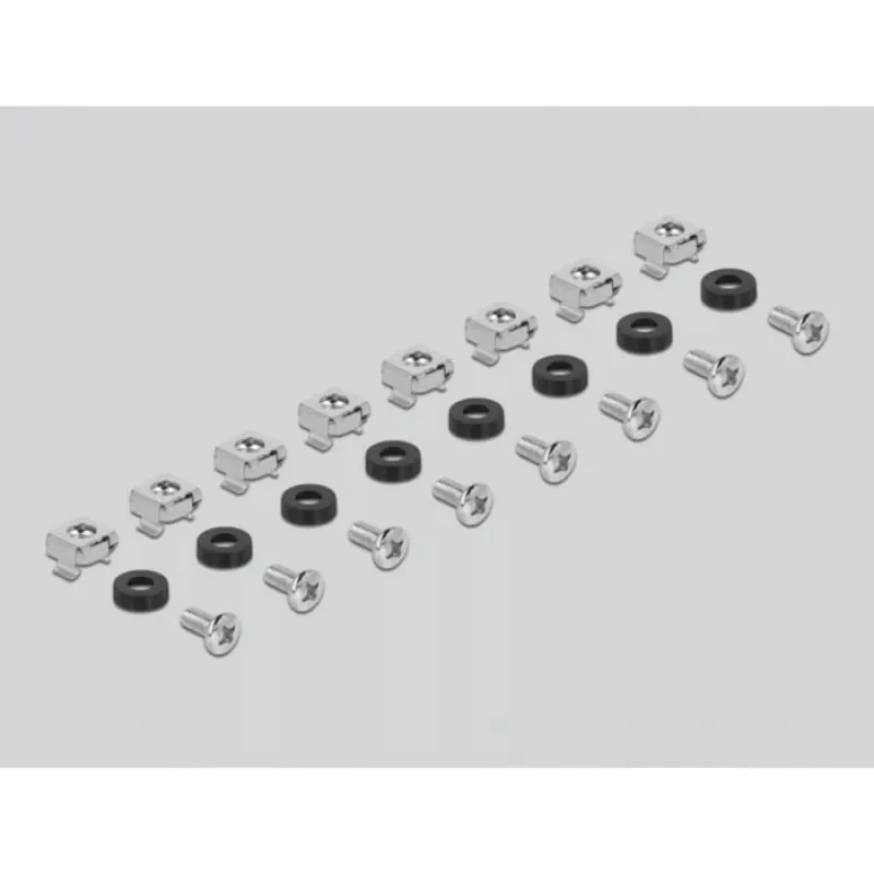 Delock - rack-inbouw - zwart - 1U - 48,3 cm (19 inch)