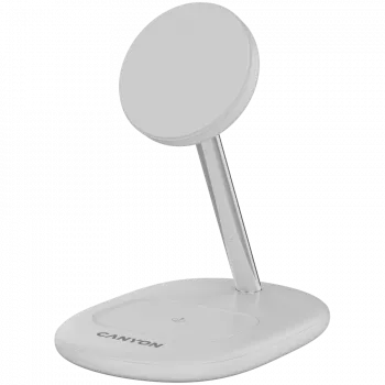 Canyon On Power 205 - 2in1 - draadloos oplaadstation voor 2 apparaten tegelijk - wit
