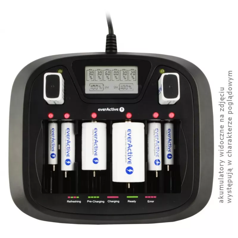 everActive NC-900U universele batterijlader