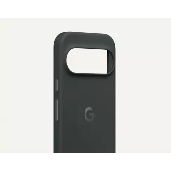 Telefoonhoesje Google Pixelsnap voor Pixel 10 / Pixel 10 Pro, 6,3 inch (16 cm), silicone/microvezel/pc, zwart