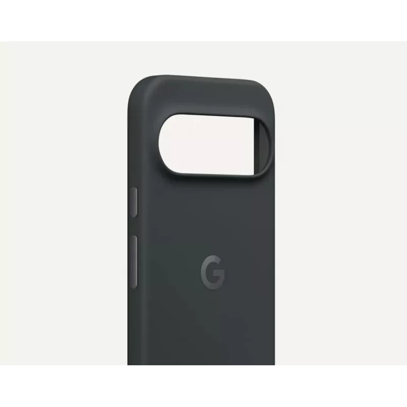 Telefoonhoesje Google Pixelsnap voor Pixel 10 / Pixel 10 Pro, 6,3 inch (16 cm), silicone/microvezel/pc, zwart