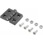 Basetech kunststofscharnier 60x45x8mm 60 mm 1 stuk (BT-1697227)