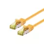LOGON TCR6ASS100Y patchkabel Cat6a S/FTP (SSTP), AWG26, LSOH, 10 m, geel