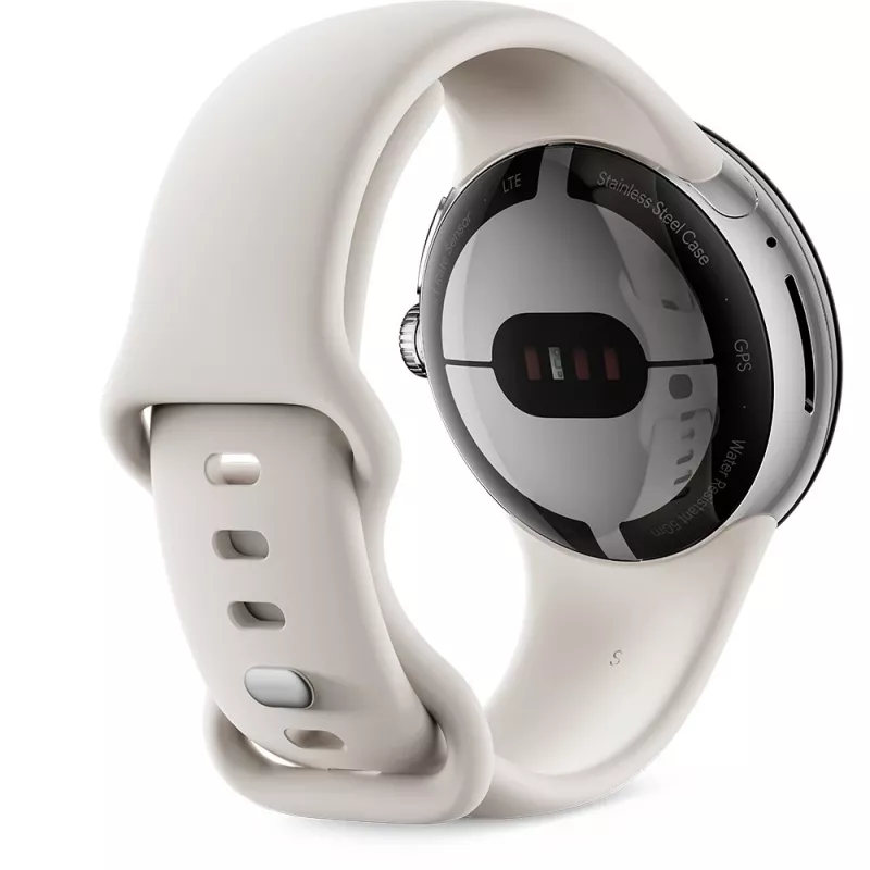 Google – Horlogeband voor smartwatch – Klein / Groot – Krijt – voor Google Pixel Watch (GA03264-WW)