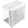 PC-behuizing Silentware View A-RGB White VIEWWHITE — mid-tower met A-RGB-verlichting, witte uitvoering
