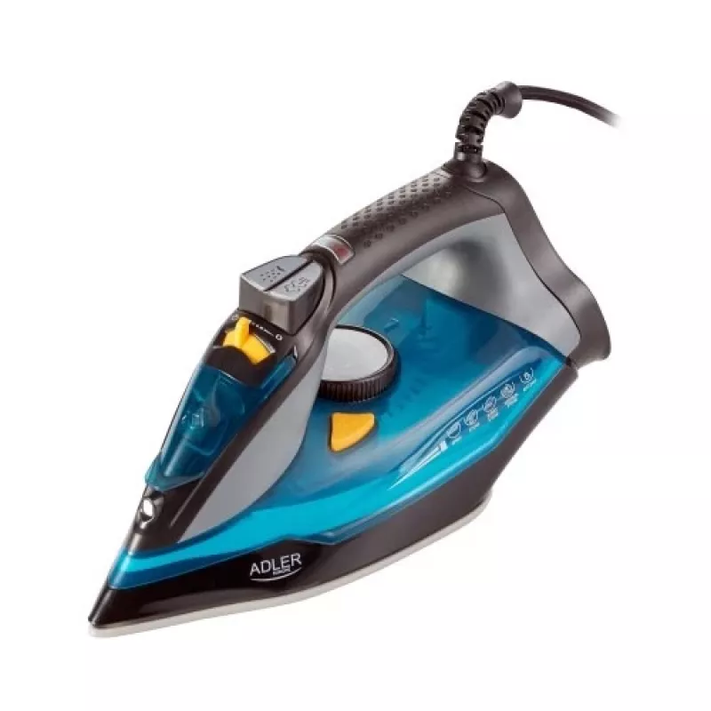Adler AD 5032 stoomstrijkijzer, 3000 W, blauw/grijs
