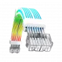 Gamemax voedingsverlengkabel VGA/CPU 2x8PIN-W, wit