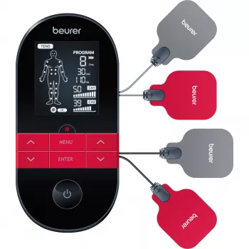 Beurer EM 59 Heat TENS/EMS-elektrostimulator - 64 programma's, accu