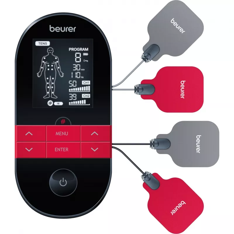 Beurer EM 59 Heat TENS/EMS-elektrostimulator - 64 programma's, accu