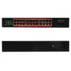 Netwerkswitch QOLTEC Gigabit Ethernet PoE 24xRJ45 2xSFP