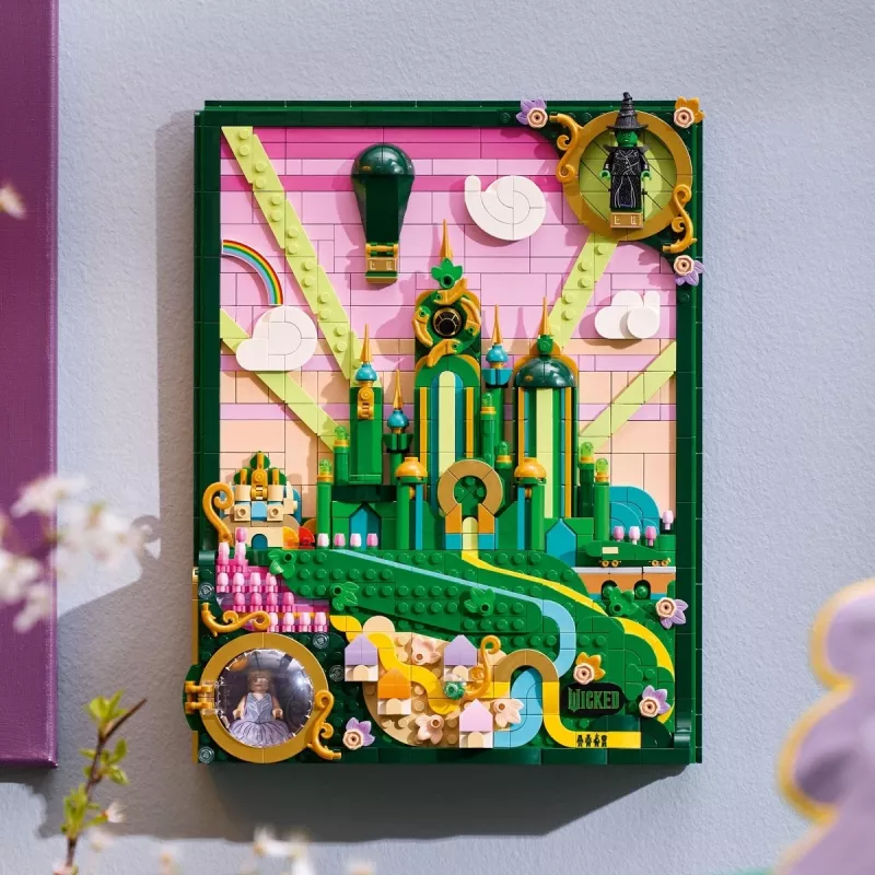 Bouwstenen Wicked 75685 Obraz Emerald City
