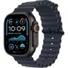 Band Apple 49mm Navy Ocean Band Extension zwart titanium finish