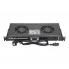 Ventilatorpaneel Extralink EX.19089 19 inch 2 ventilatoren met thermostaat
