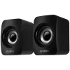 SVEN 130 USB-gevoed (2x3W); volumeregeling aan de achterzijde