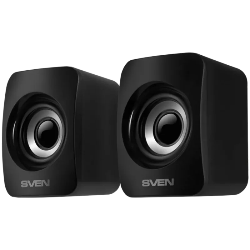 SVEN 130 USB-gevoed (2x3W); volumeregeling aan de achterzijde