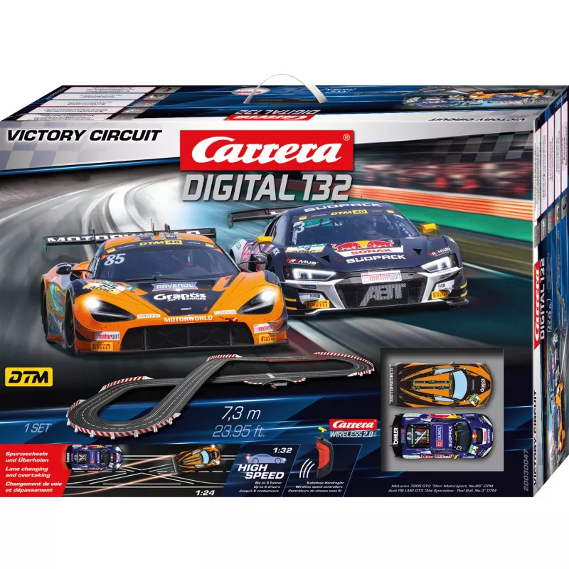 Slotcar-racebaan CARRERA DIGITAL 132 Victory Circuit, schaalbaar digitaal 1:32-layout