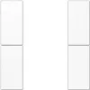 Wandschakelaar afdekplaat JUNG LS 502 TSA WW, wit, compatibel met de series LS 5072/5092/5178