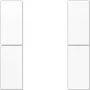 Wandschakelaar afdekplaat JUNG LS 502 TSA WW, wit, compatibel met de series LS 5072/5092/5178