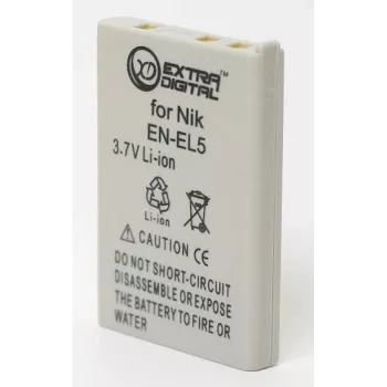 Oplaadbare camera-accu extra digital EN-EL5 7,2 V 1500 mAh voor Nikon