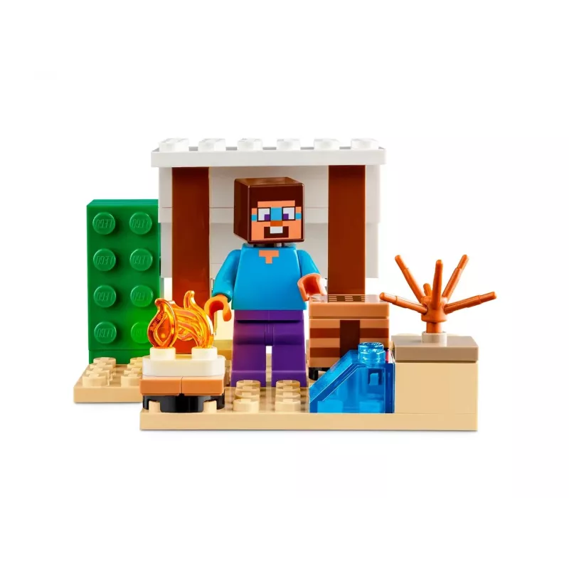 LEGO Minecraft 21251 Steves woestijnexpeditie speelgoed-bioom bouwset