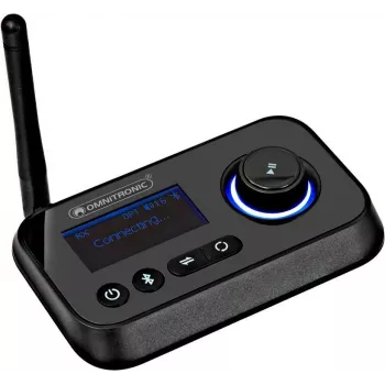 Omnitronic BDT-5.2PRO Aptx HD Bluetooth-transceiver — draadloze zender en ontvanger voor audio