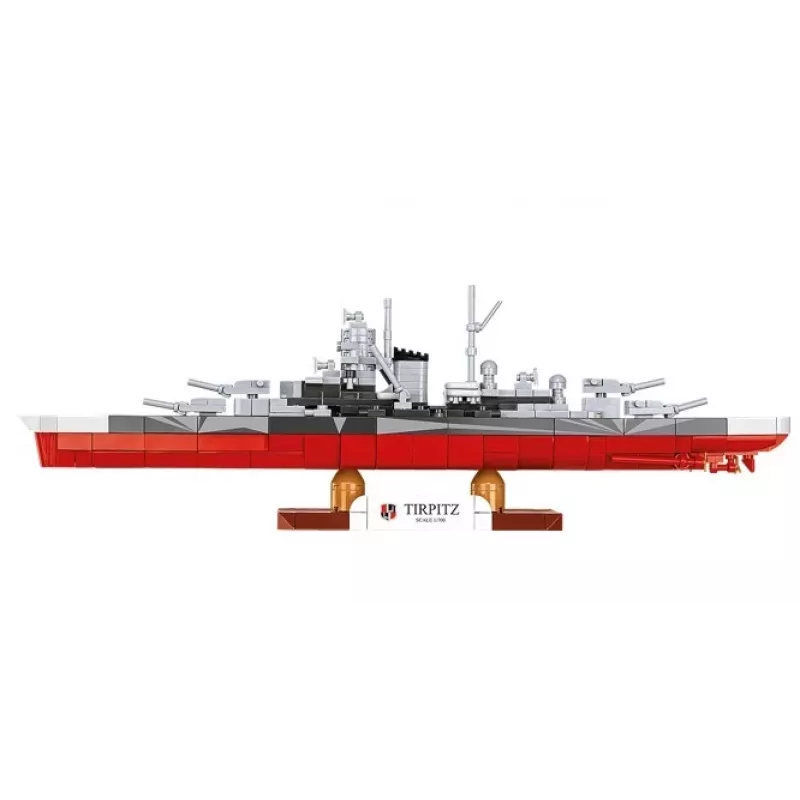 Constructieset Cobi slagschip Tirpitz model met 593 onderdelen, schaalgetrouw en displaykenmerken