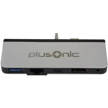 Docking-adapter Plusonic PSUC0165 voor Microsoft Surface Go 5-in-1 USB 3.0, HDMI, Type-C