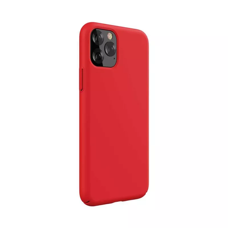 Telefoonhoesje Devia Nature Series voor iPhone 12 Pro Max, siliconen, rood