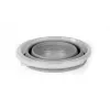Opvouwbare emmer Beldray LA084354GRYBEU7 10 L, opvouwbaar siliconenlichaam, glitterdesign