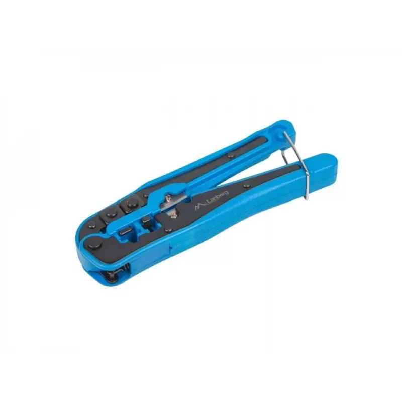 Lanberg NT-0202 Krimptang voor RJ45/RJ12/RJ11, zwart/blauw