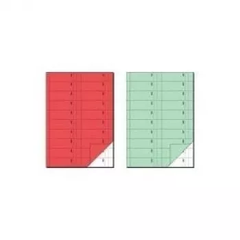 Formulierboek Sigel BO111 A4 1000 doorslagen (2 x 50 blad-sets) lichtgroen