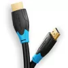 HDMI-kabel Vention AACBN 15 m, HDMI type A naar type A, HDMI 2.0, 18 Gbit/s, ARC, vergulde contacten, zwart