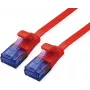 VALUE patchkabel Cat.6A (klasse EA) UTP, extra plat, rood, 5 m (21.99.2025)
