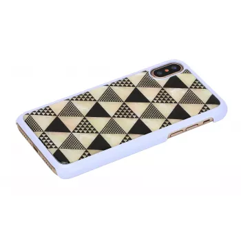 iKins Pyramid hoesje voor iPhone XS/X, wit, K1623H