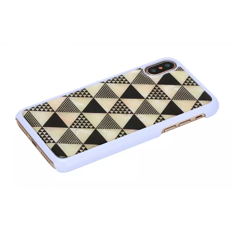 iKins Pyramid hoesje voor iPhone XS/X, wit, K1623H