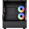 Micro/Mini-ITX computerbehuizing AEROCOOL Geh Viewport Mini-G-BK-v4 ARGB zwart