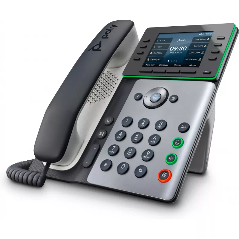 HP Poly Edge E320 IP-telefoon en PoE-geschikt, IPS, 320 x 240 pixels, 4:3, HTTPS, ENERGY STAR, EAC, RoHS, Federal Communications Commission (FCC), CE, BSMI