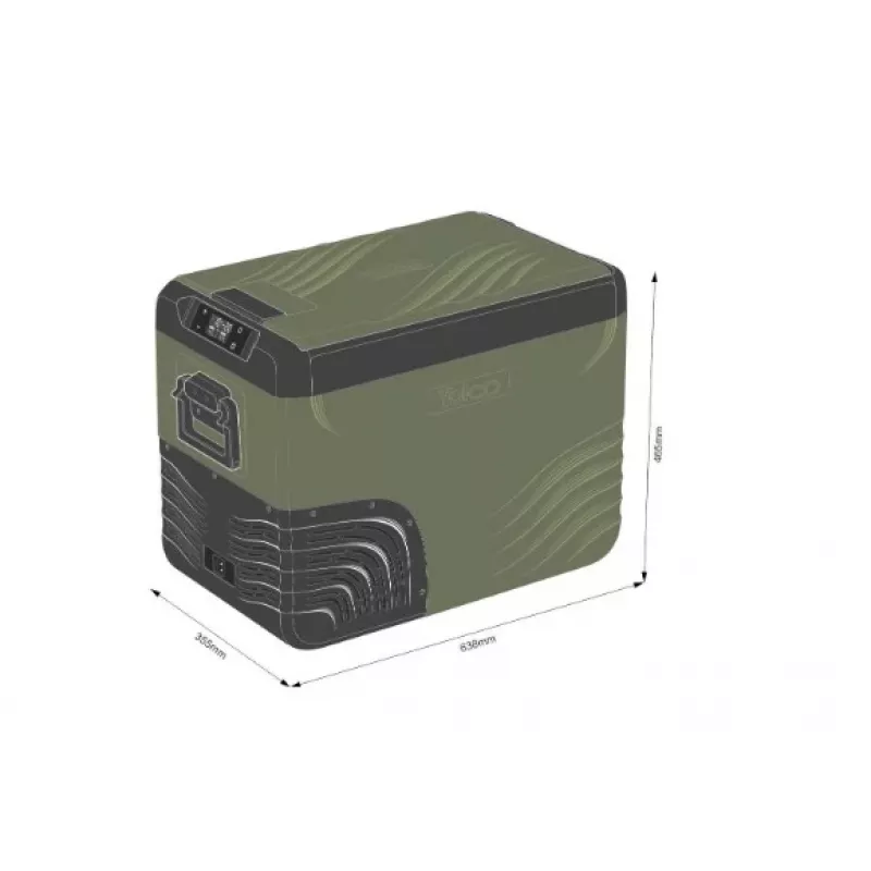 Yolco KX40 Groen draagbare compressor-koelkast