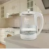 Waterkoker Maestro MR 052 WH — 1,7 L, 2200 W, doorschijnend wit, glazen behuizing