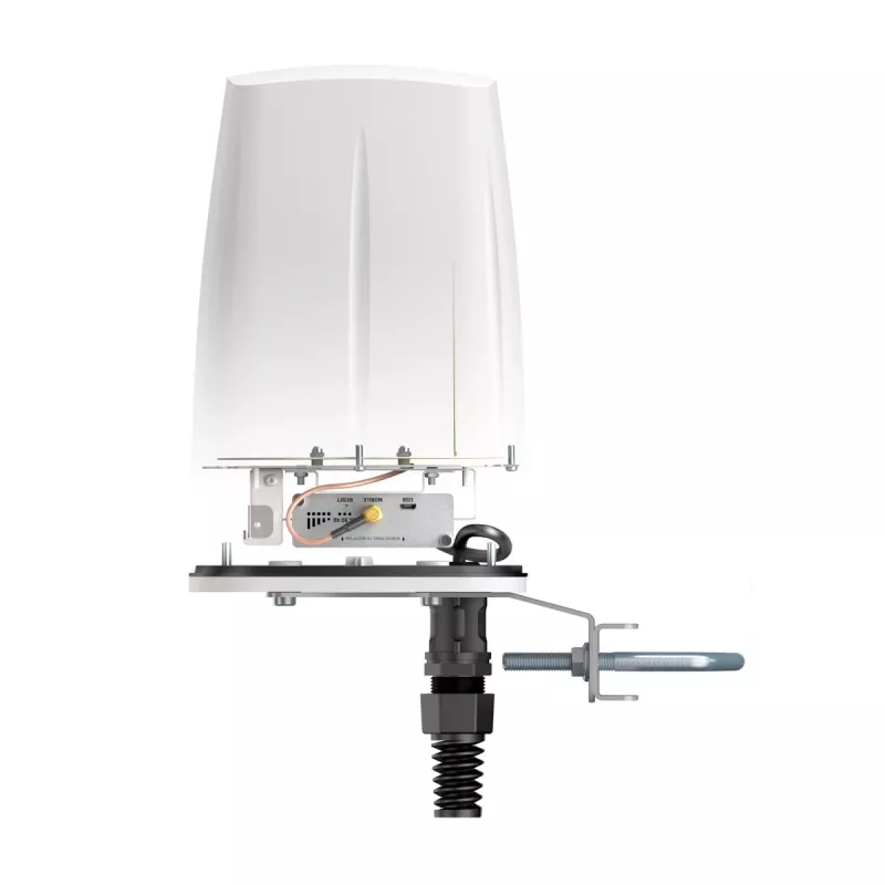 Omnidirectionele netwerkantenne QuWireless QuSpot A140S-A, PoE/LAN, 0,694–2,7 GHz, tot 4 dBi, wit